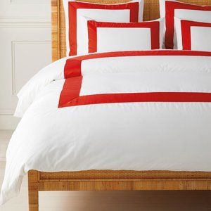 Serena & Lily Beach Club Border Duvet NWT UNOPENED (King)